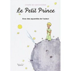El principito francés. Le Petit Prince avec des aquarelles de l'auteur.  Piretti