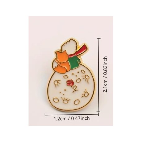 El principito con zorro broche